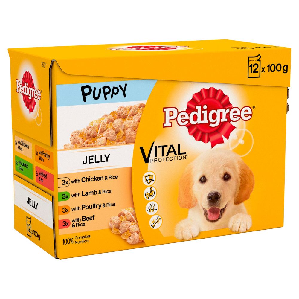 Pedigree Puppy Pouches Mixed Pack in Jelly - Saver Pack: 24 x 100g