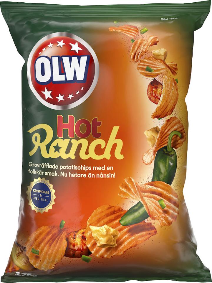 OLW Hot Ranch Chips 175g