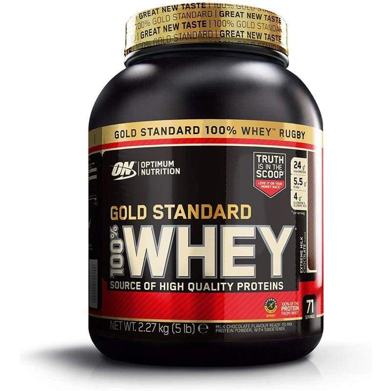Gold Standard 100% Whey, Extreme Milk Chocolate - 2270 grams