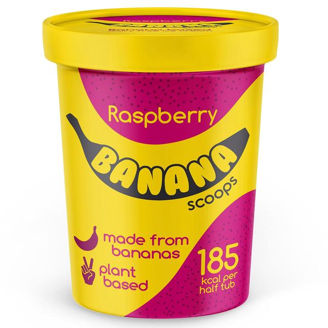 Banana Scoops Raspberry Dairy-Free Ice Cream