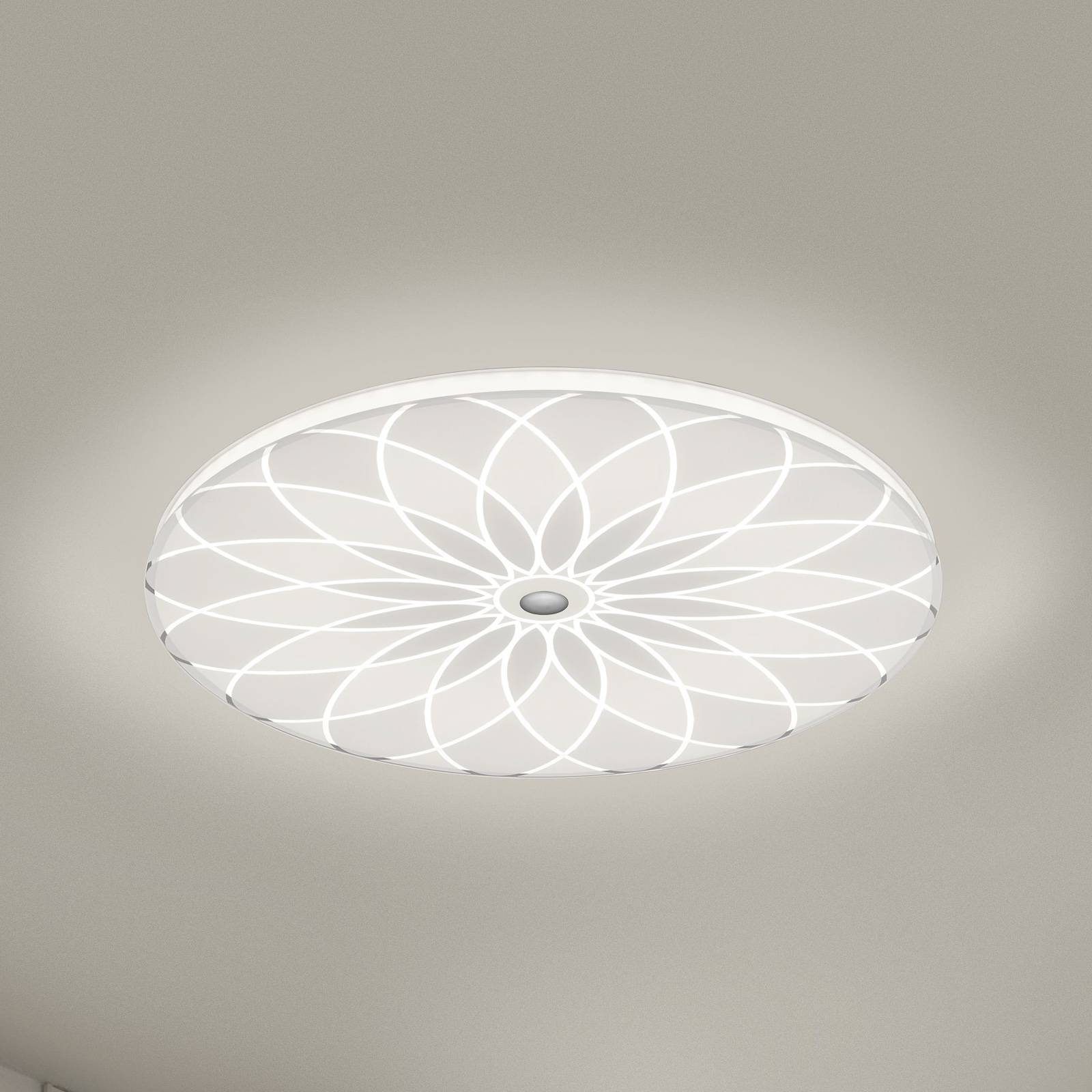 BANKAMP Mandala LED-kattovalaisin kukka, Ø 52 cm