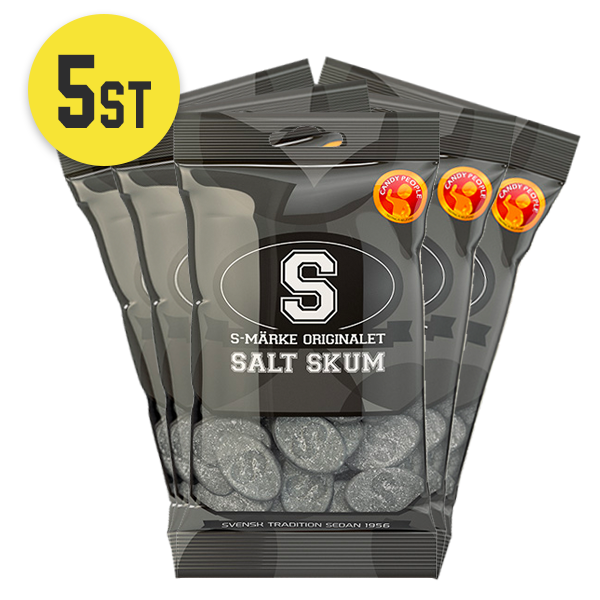 5st - S-Märke Salt Skum 70g