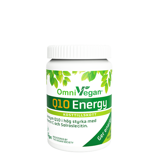 OmniVegan Q10 Energy, 60 kapslar