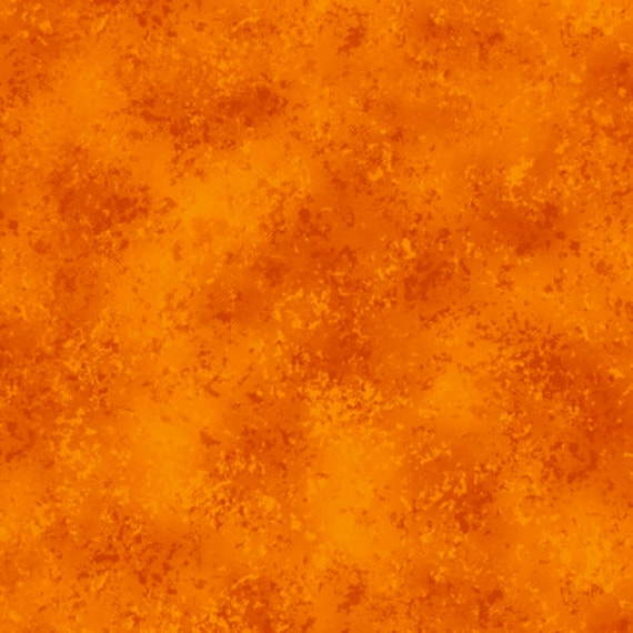 Pumpkin Orange Blender From Rapture Collection Quilting Treasure Fabric - 100% Quilt Shop Cotton