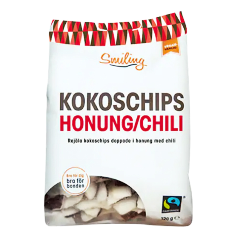 Eko Kokoschips "Chili & Honung" 120g - 31% rabatt