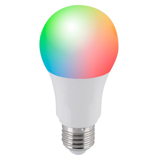 Fiksu Q-LED-lamppu E27 9,5 W, RGBW, jatko-osa