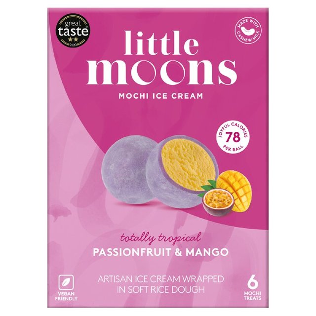 Little Moons Vegan Passionfruit & Mango Mochi Ice Cream