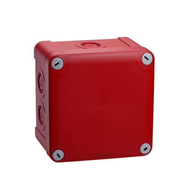 Schneider Electric ENN05175 Brannboks utvendig, rød 105 x 105 x 55 mm