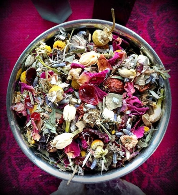 Wild Meadows Herbal Tea Blend ~ Witch's/Kitchen Witch Herbal Tea Blend Organic Herbs/ Natural Teas
