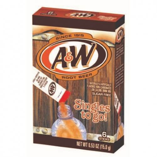 A&W Root Beer Singles 2 Go