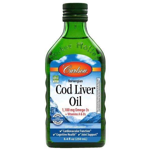 Norwegian Cod Liver Oil, 1100mg Unflavored - 250 ml.