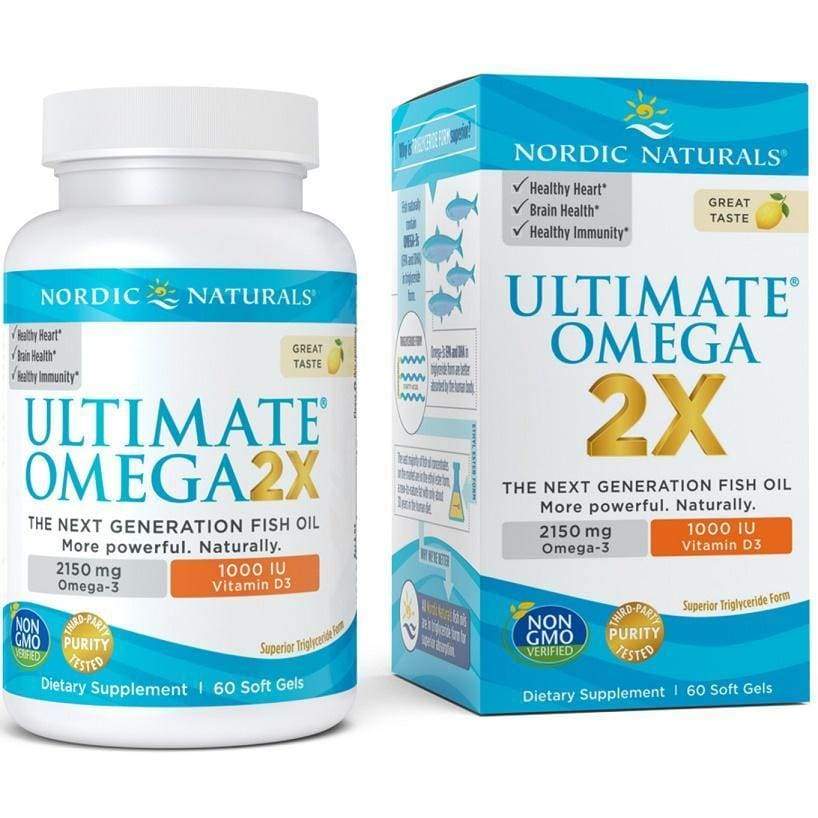 Ultimate Omega 2X with Vitamin D3, 2150mg Lemon - 60 softgels