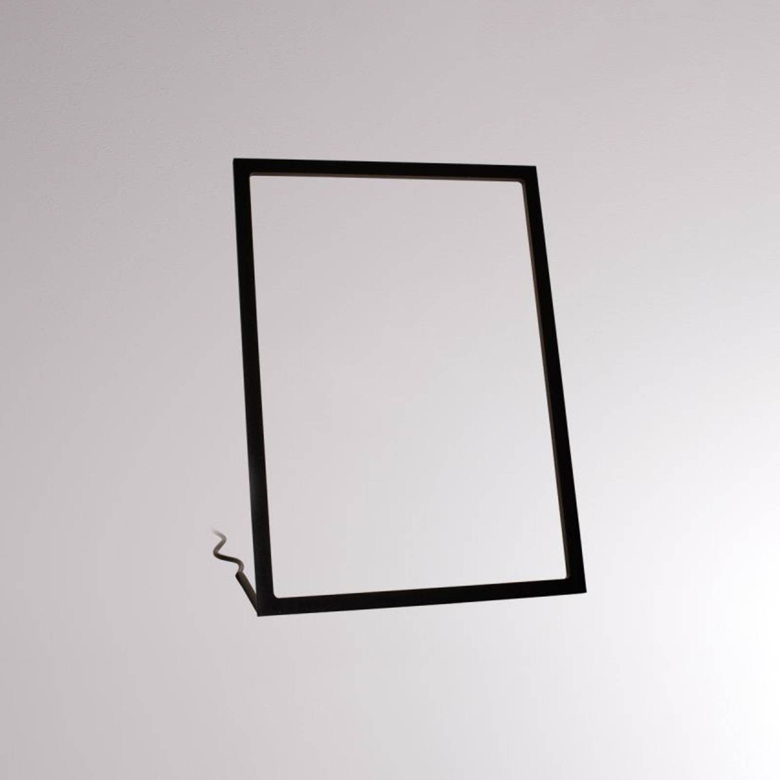 LOUM Gone -LED-pöytälamppu, musta, korkeus 35 cm