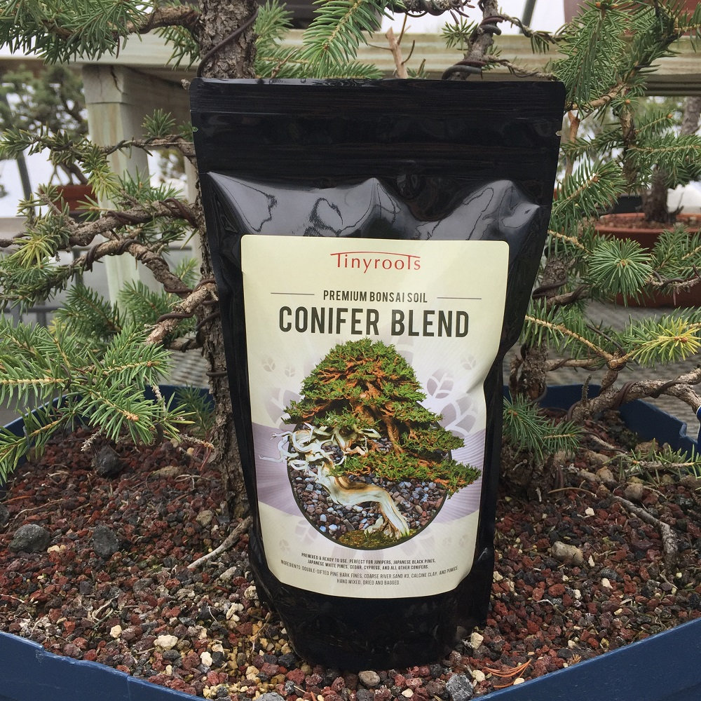 Bonsai Tree Soil - Conifer Blend. Comes in 2 Quarts, 4 2.5 Gallons, & 5 Gallon Resealable Bag