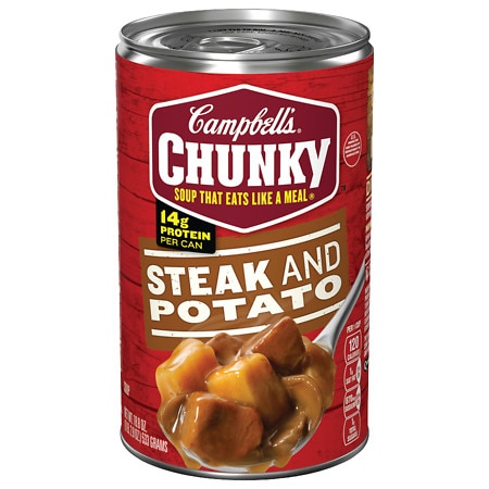Campbell's Chunky Steak & Potato Soup - 18.8 oz