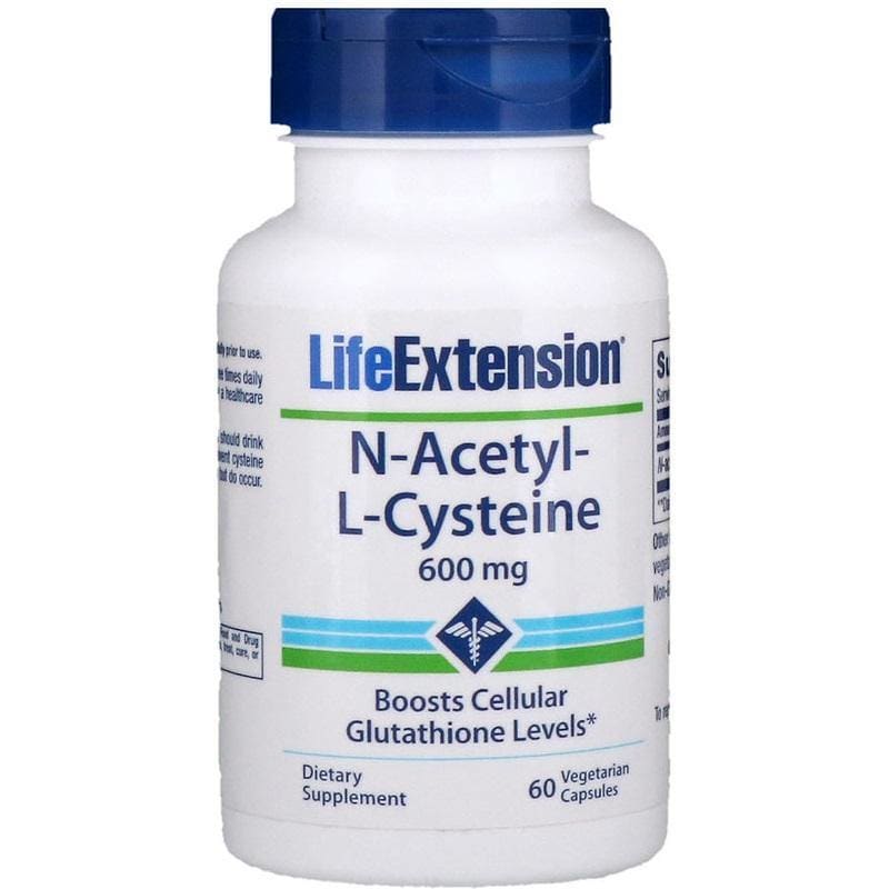 N-Acetyl-L-Cysteine, 600mg - 60 vcaps