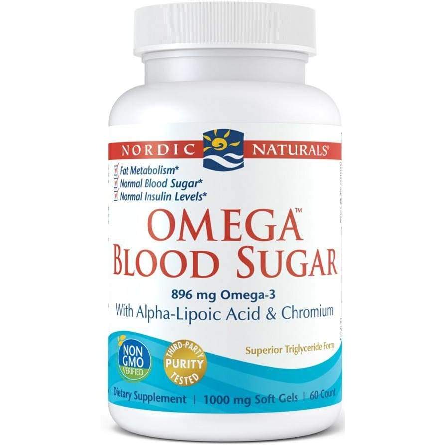 Omega Blood Sugar, 896mg - 60 softgels