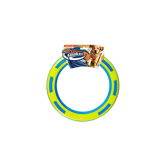 Buy Nerf Dog Rubber Foam Ring Dog Toy Frisbee Lightweight Durable and Water Resistant 9 Inch Diameter for M Online