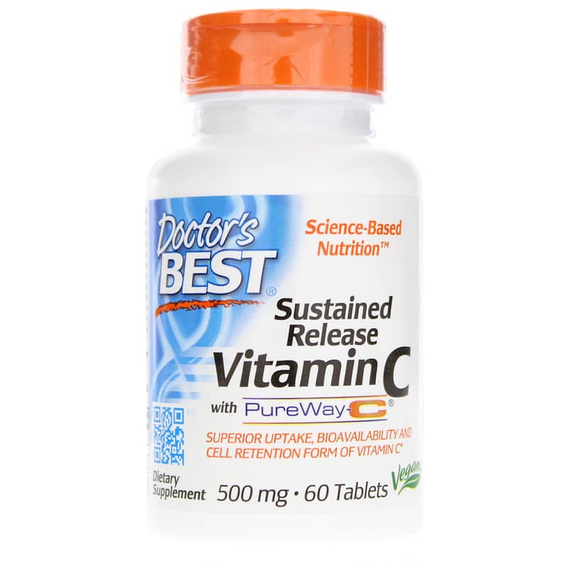 Doctors Best Sustained Release Vitamin C 500 Mg 60 Tablets