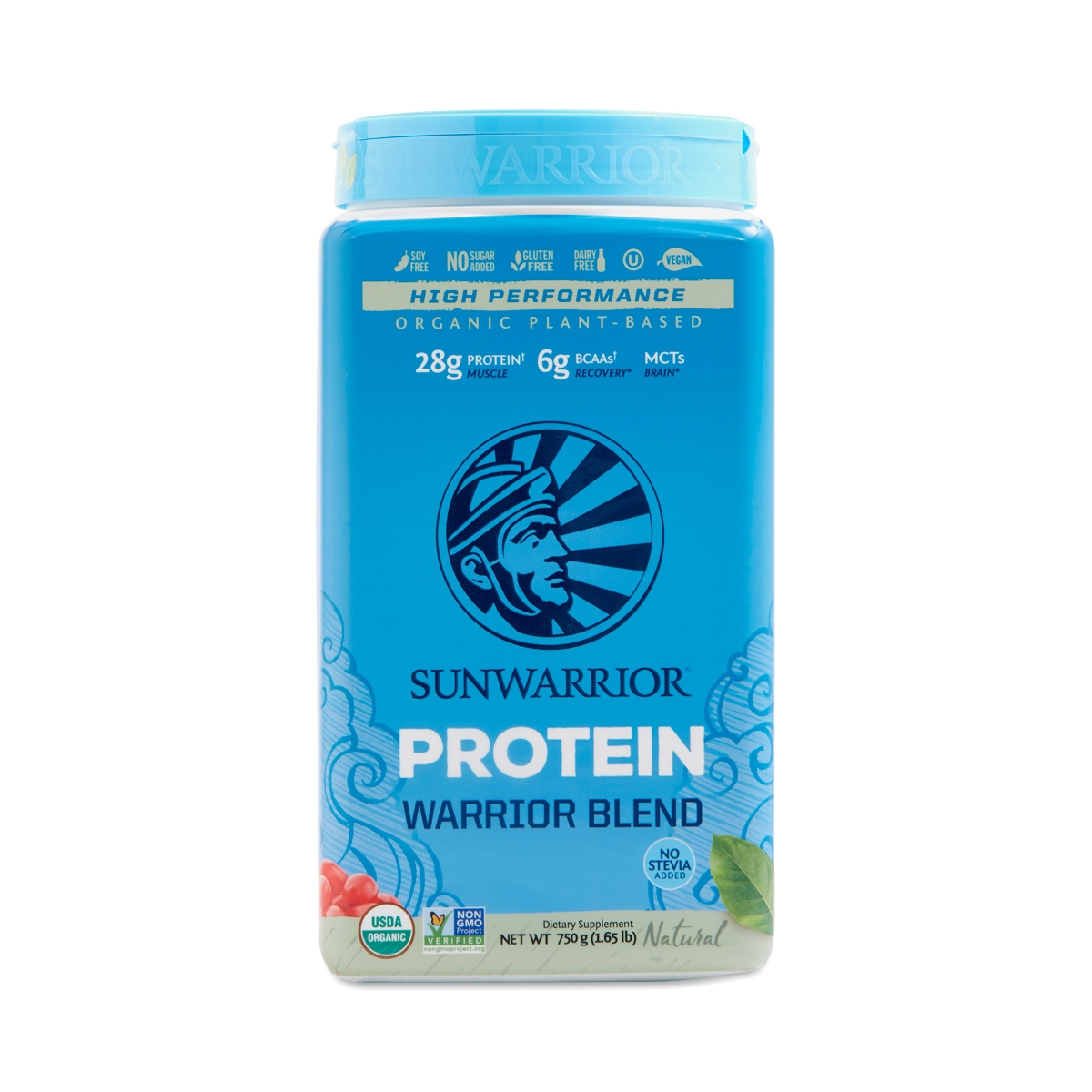Sunwarrior Warrior Natural Protein Blend 1.65 lb container