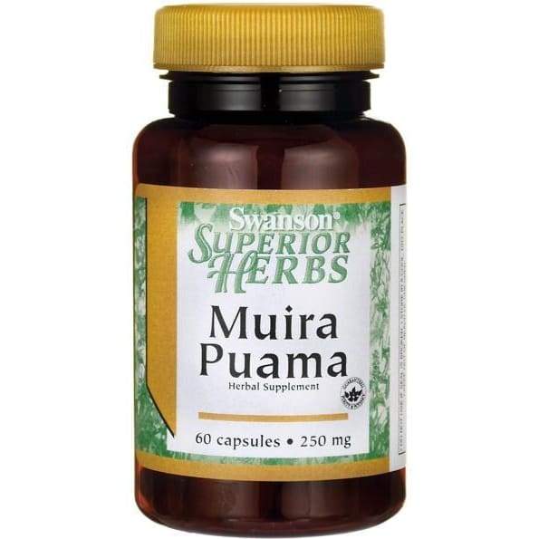 Muira Puama, 250mg (10:1) - 60 caps