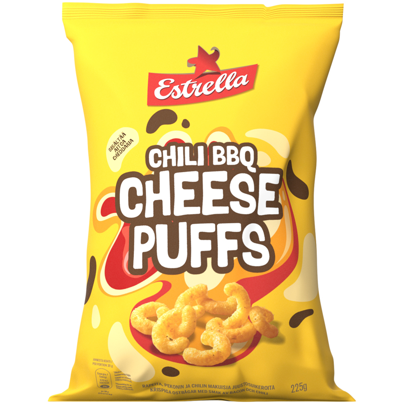 Cheese Puffs Chili BBQ - 25% rabatt