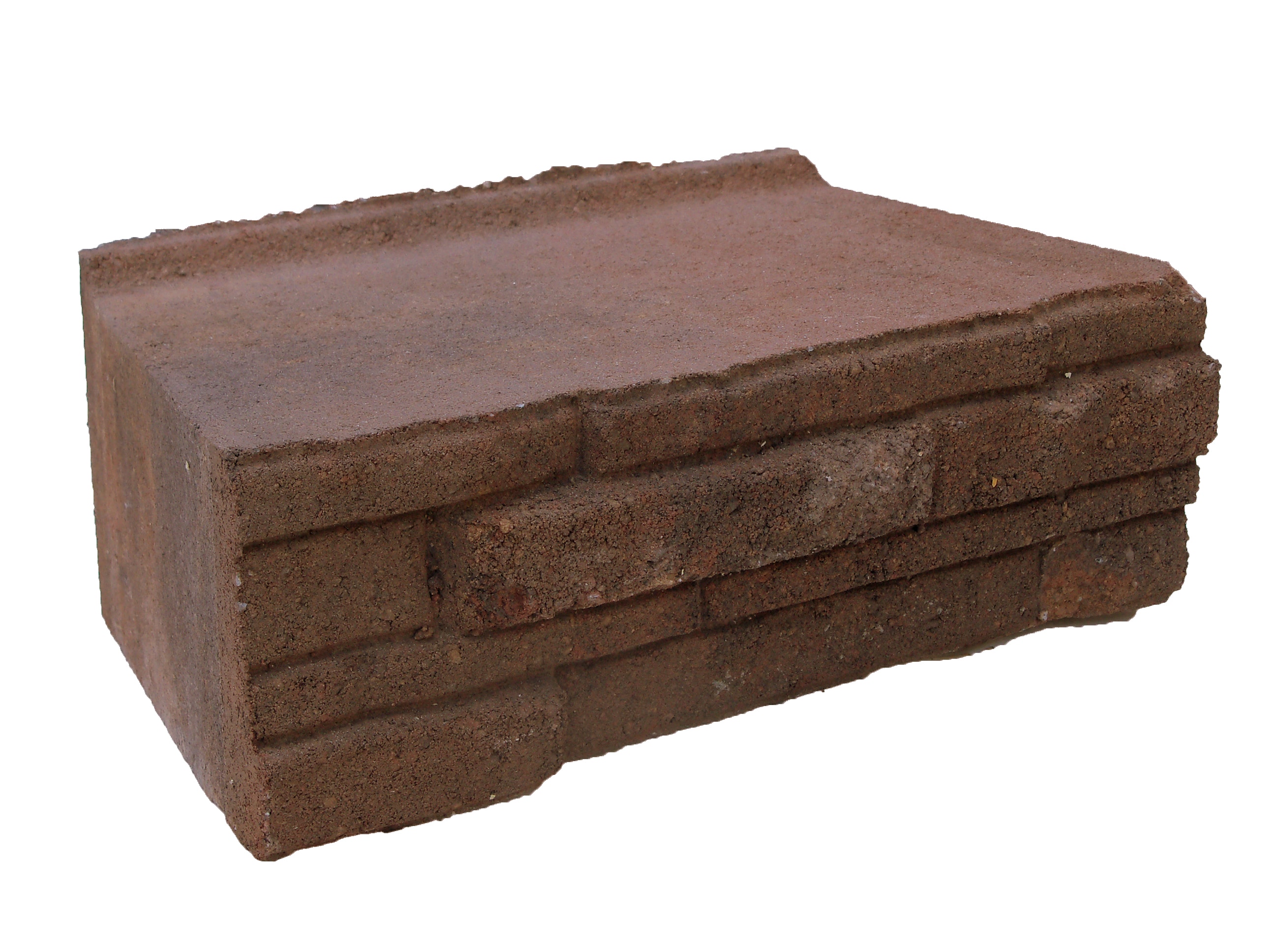 Lowe's Ledgewall 12-in L x 4-in H x 7-in D Autumn Blend Retaining Wall Block in Red | 30770