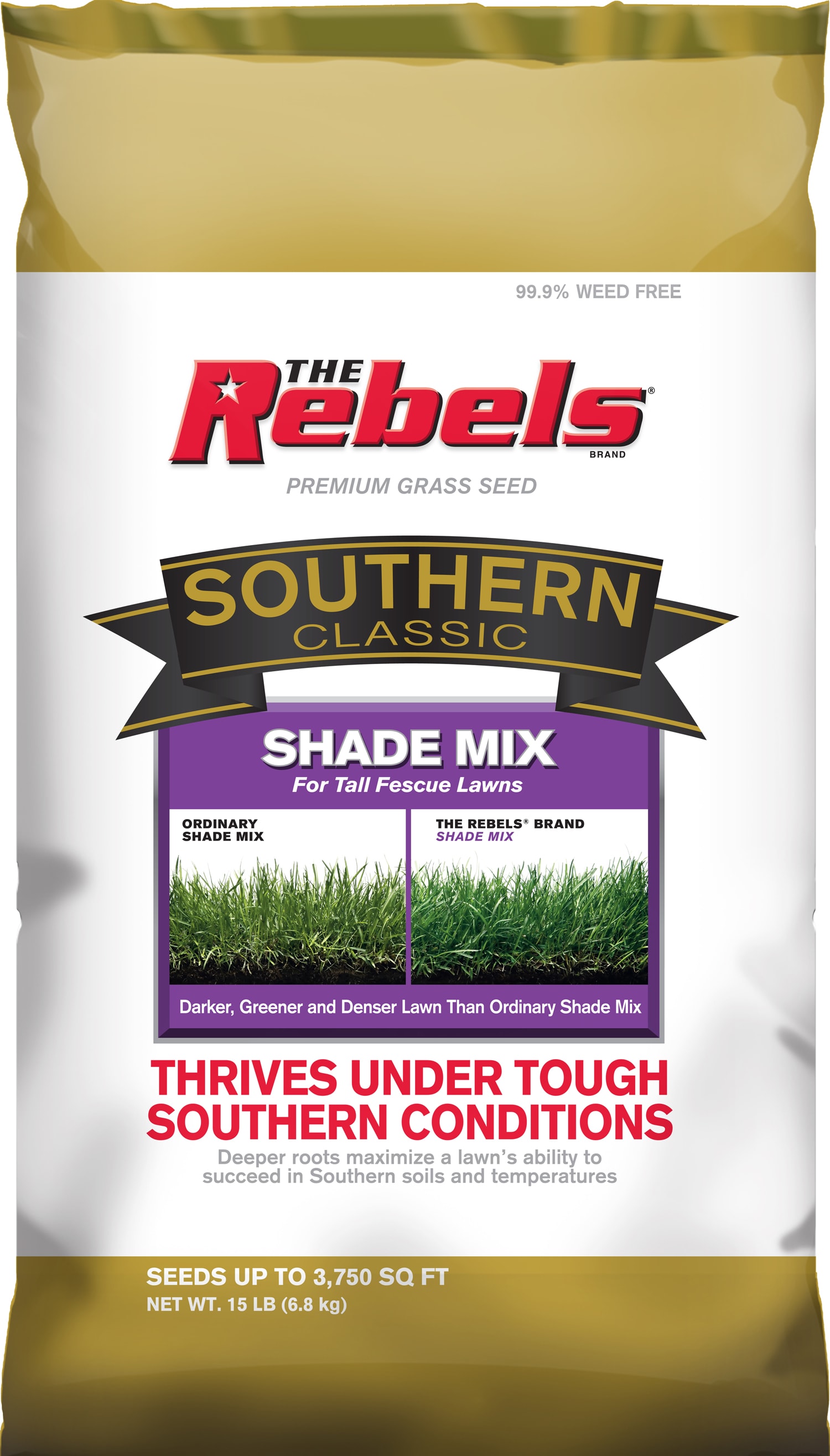 Rebel Southern Classic 15-lb Mixture/Blend Grass Seed | 2149629778