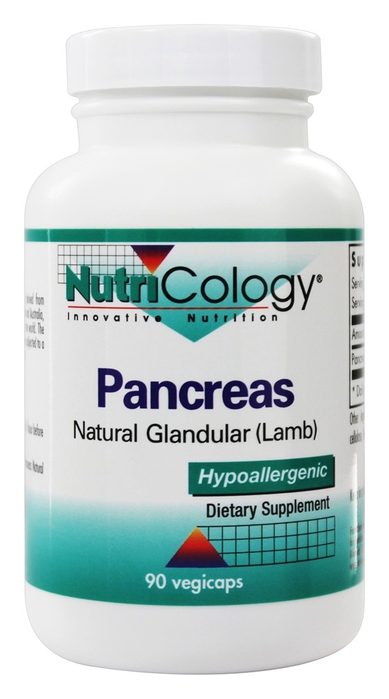 Nutricology - Pancreas Lamb Organic Glandular - 90 Capsules
