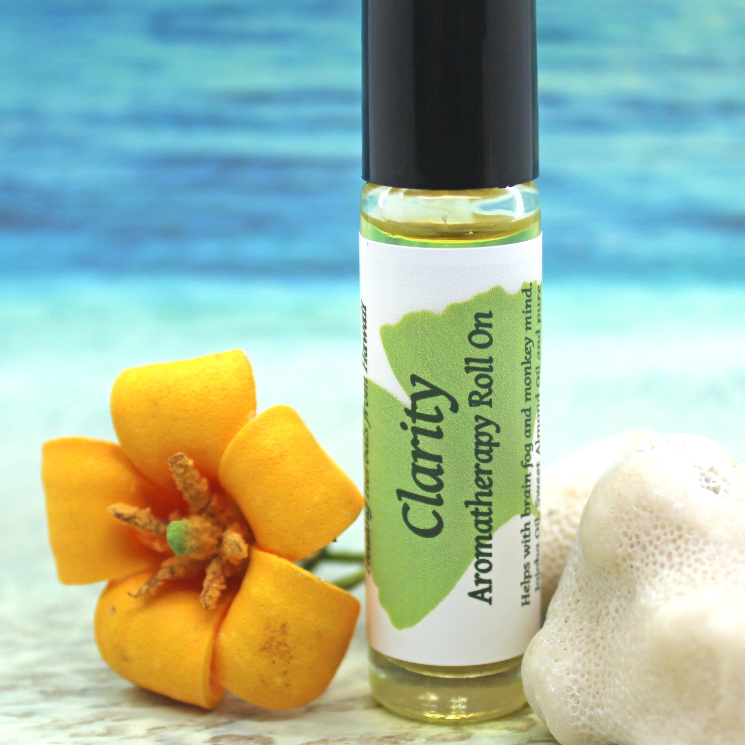 Clarity/Essential Oil Blend Aromatherapy Roll On Focus Perfume