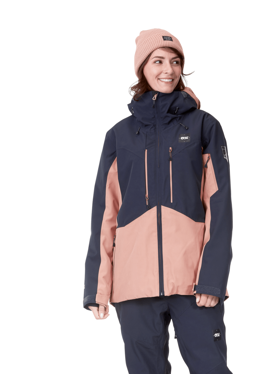 Picture Organic Women's Exa Jacket - Recycled Polyester, Dark Blue / M