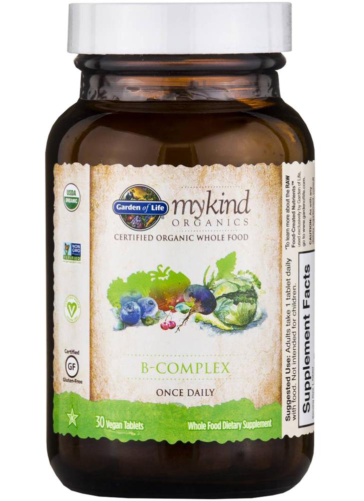 Garden Of Life mykind Organics Vitamin B Complex Tablets