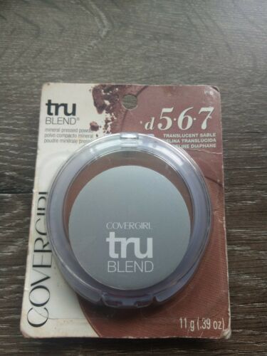 Cover Girl Tru Blend Pressed Powder d567 Shade 6 Translucent Sable. New