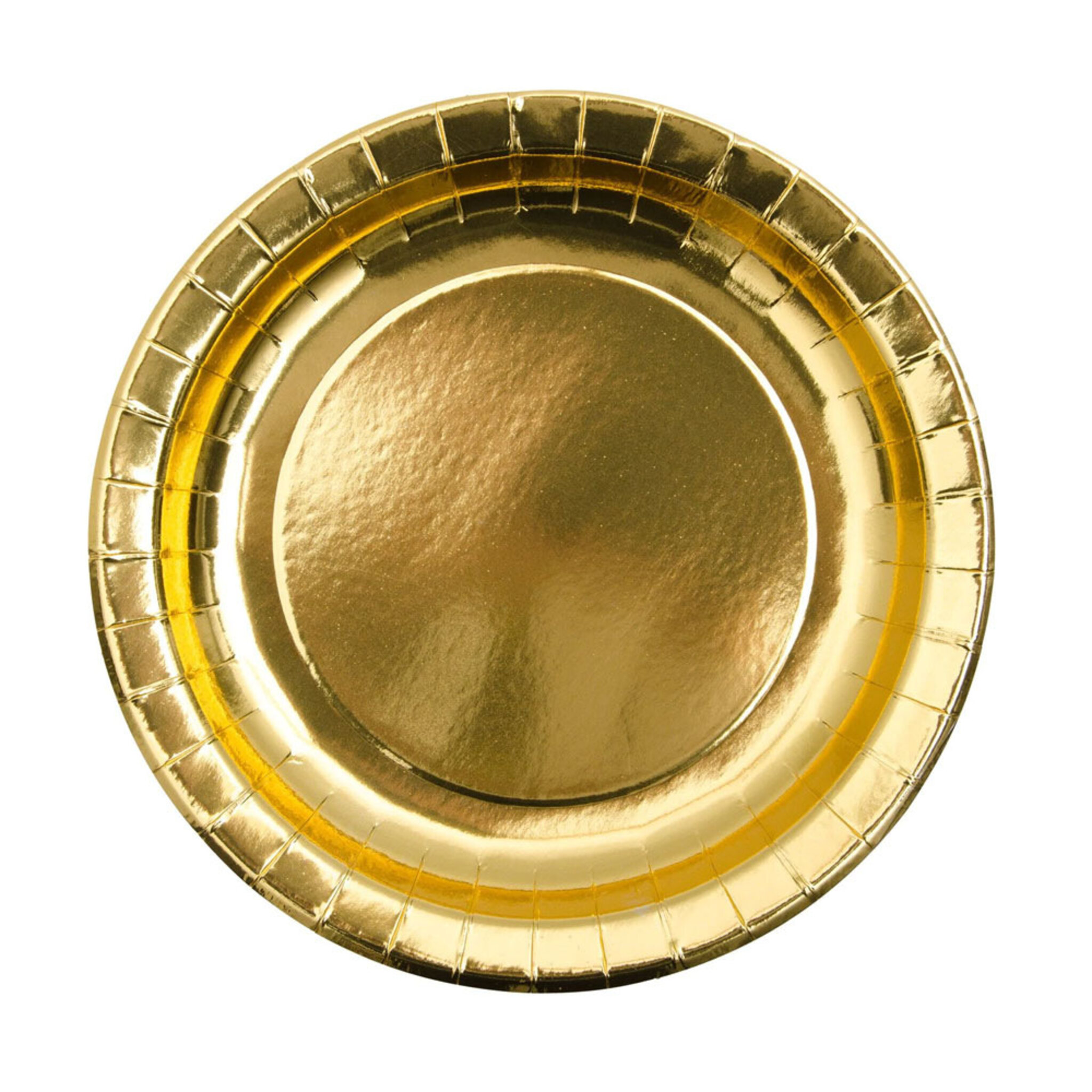Papperstallrik, Happy NewYear, Guld main image 1