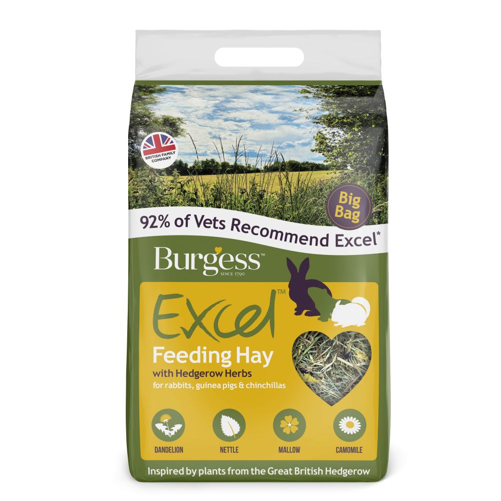 Burgess Excel Feeding Hay with Hedgerow Herbs - 3kg