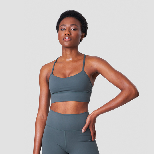 Köp Nimble Strappy Sports Bra, Elm Green online