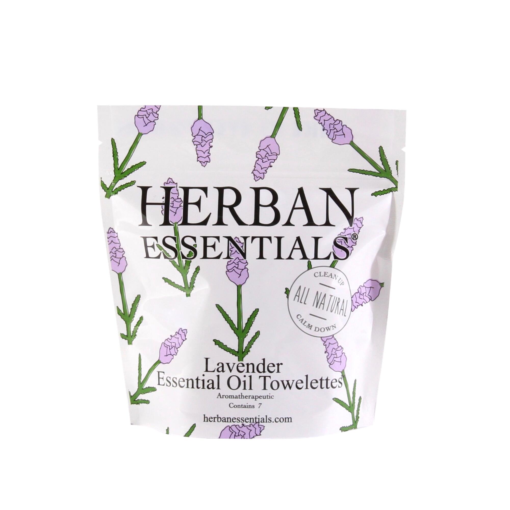 Herban Essentials Lavender Essential Oil Wipes 7 Count by World Market