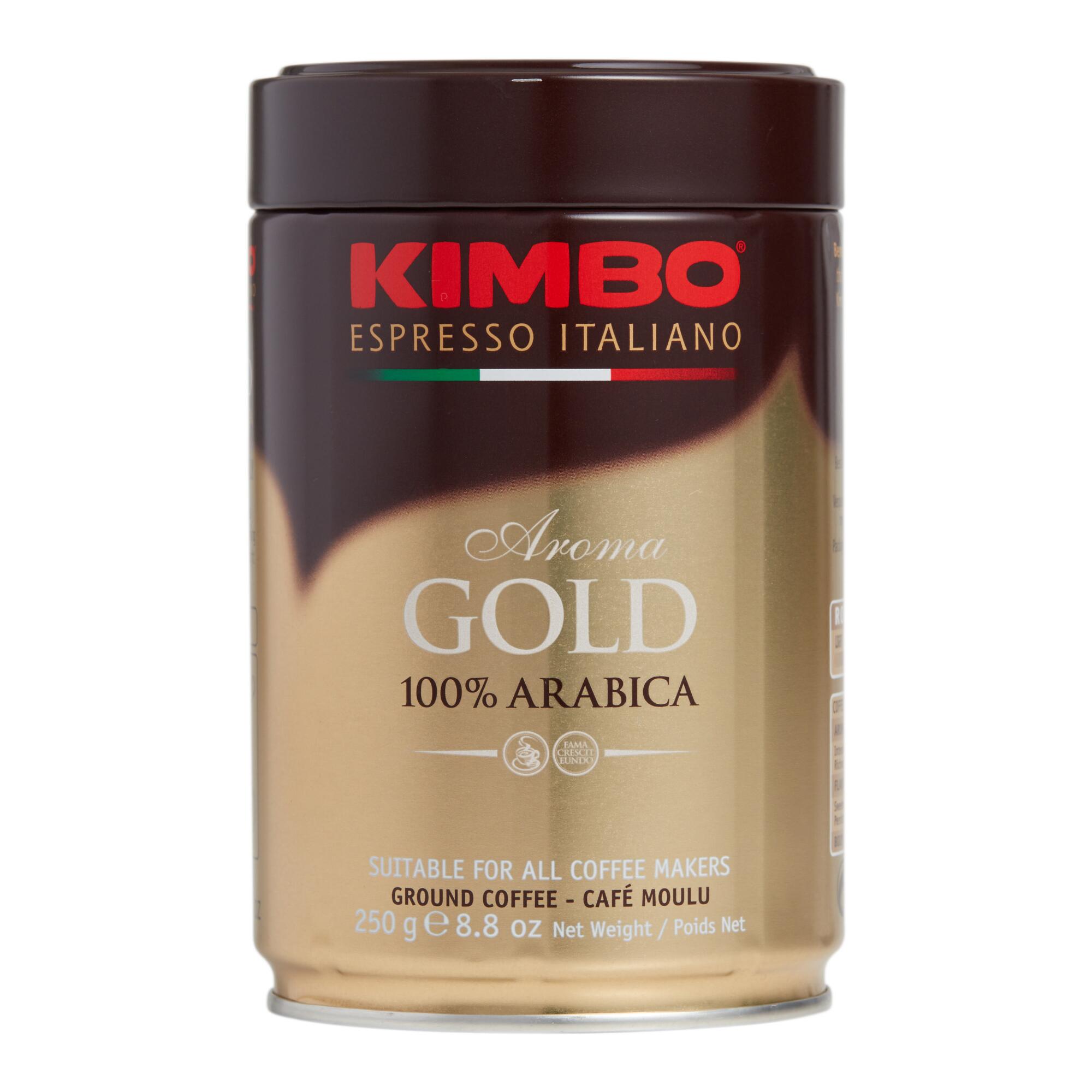 Kimbo Aroma Gold Blend Ground Coffee Tin by World Market