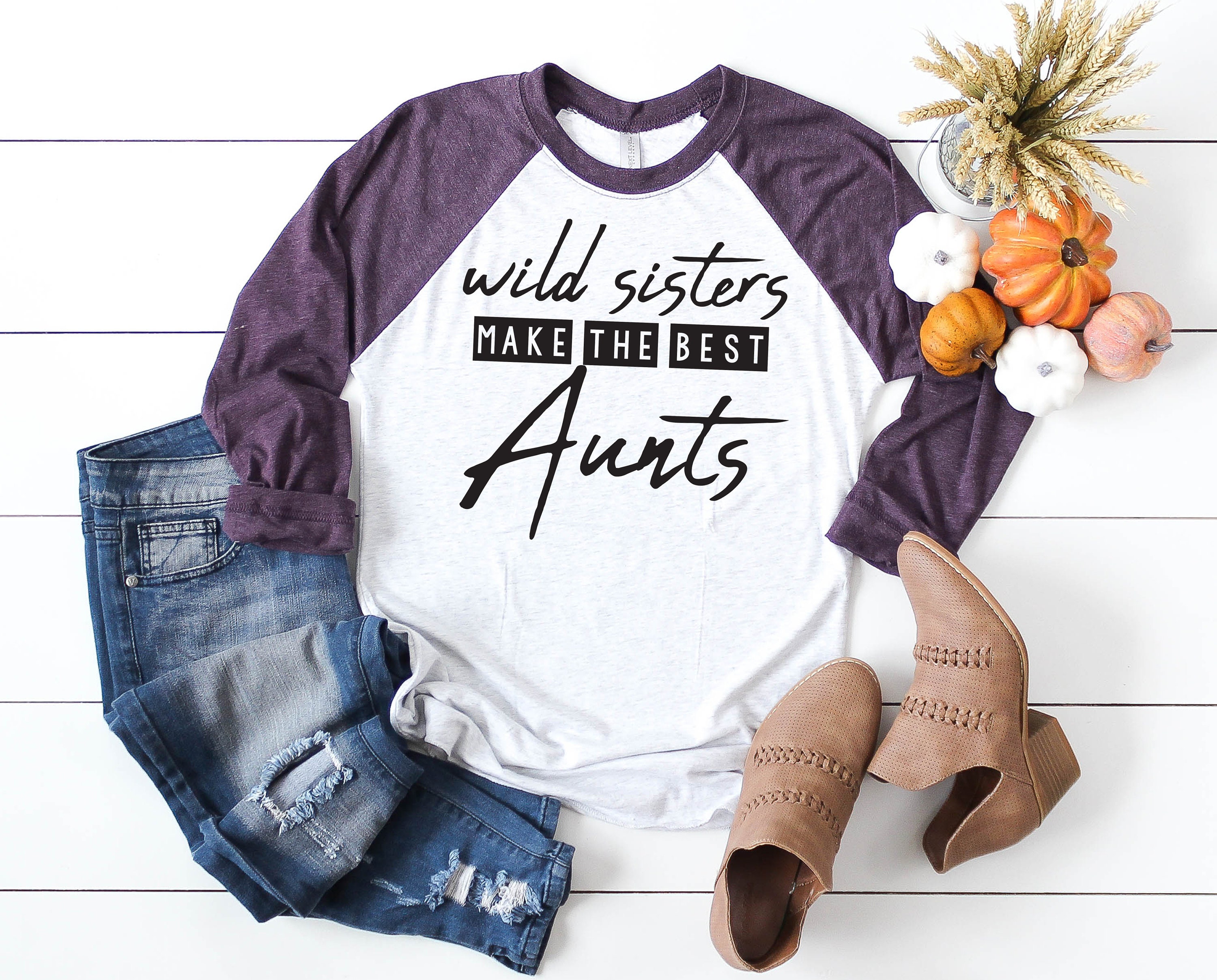 Aunt Baseball Unisex Shirt Gift For Sisters Wild Make The Best Aunts