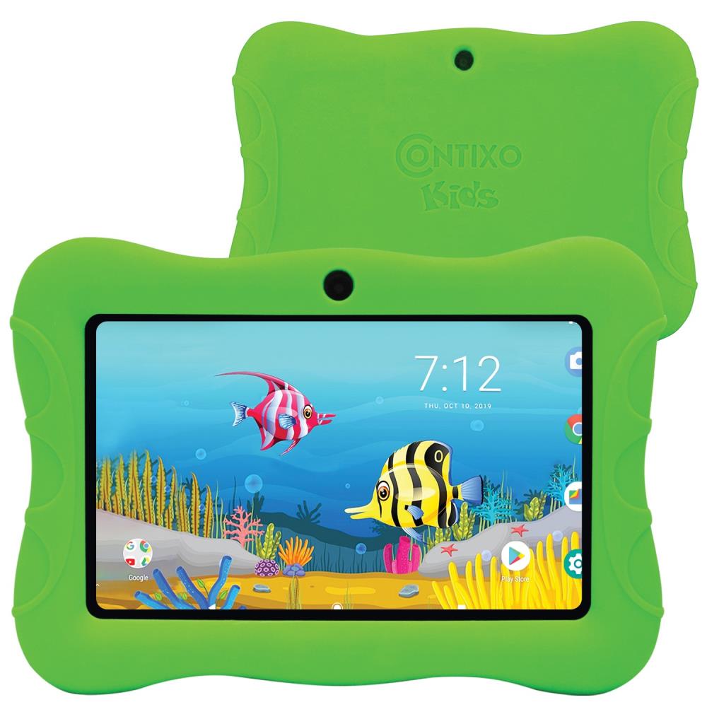 Contixo 7-in Wi-Fi Only Android 9Pie Tablet with Accessories with Case Included | K3- V83 GREEN