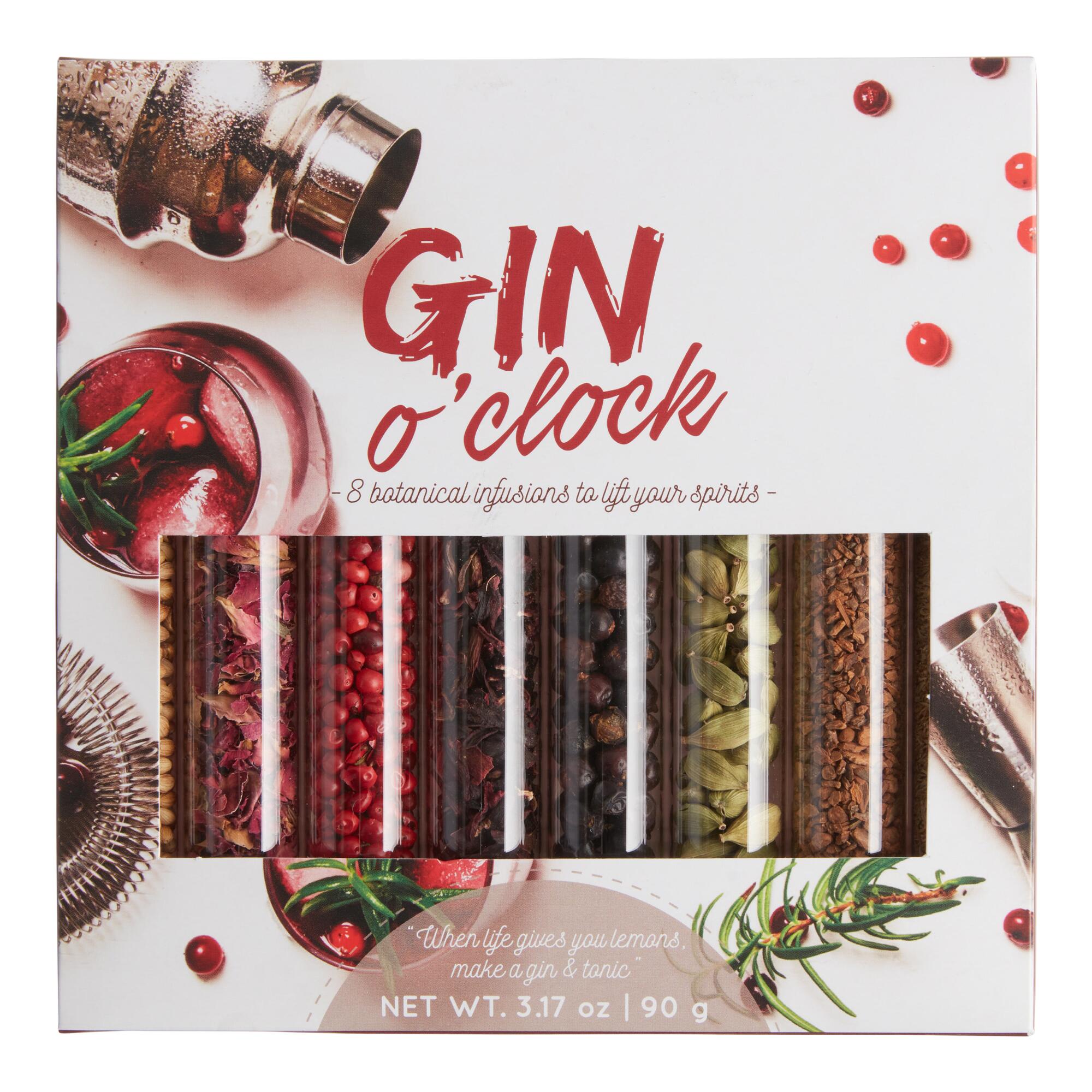 Gin O Clock Botanical Infusions Gift Set 8 Count by World Market