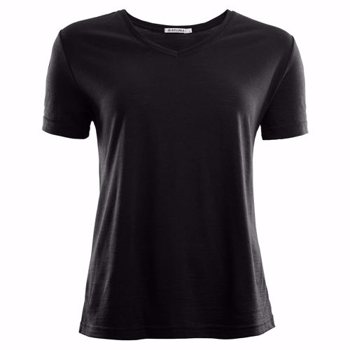 Aclima LightWool T-Shirt Loose Fit Woman Jet Black