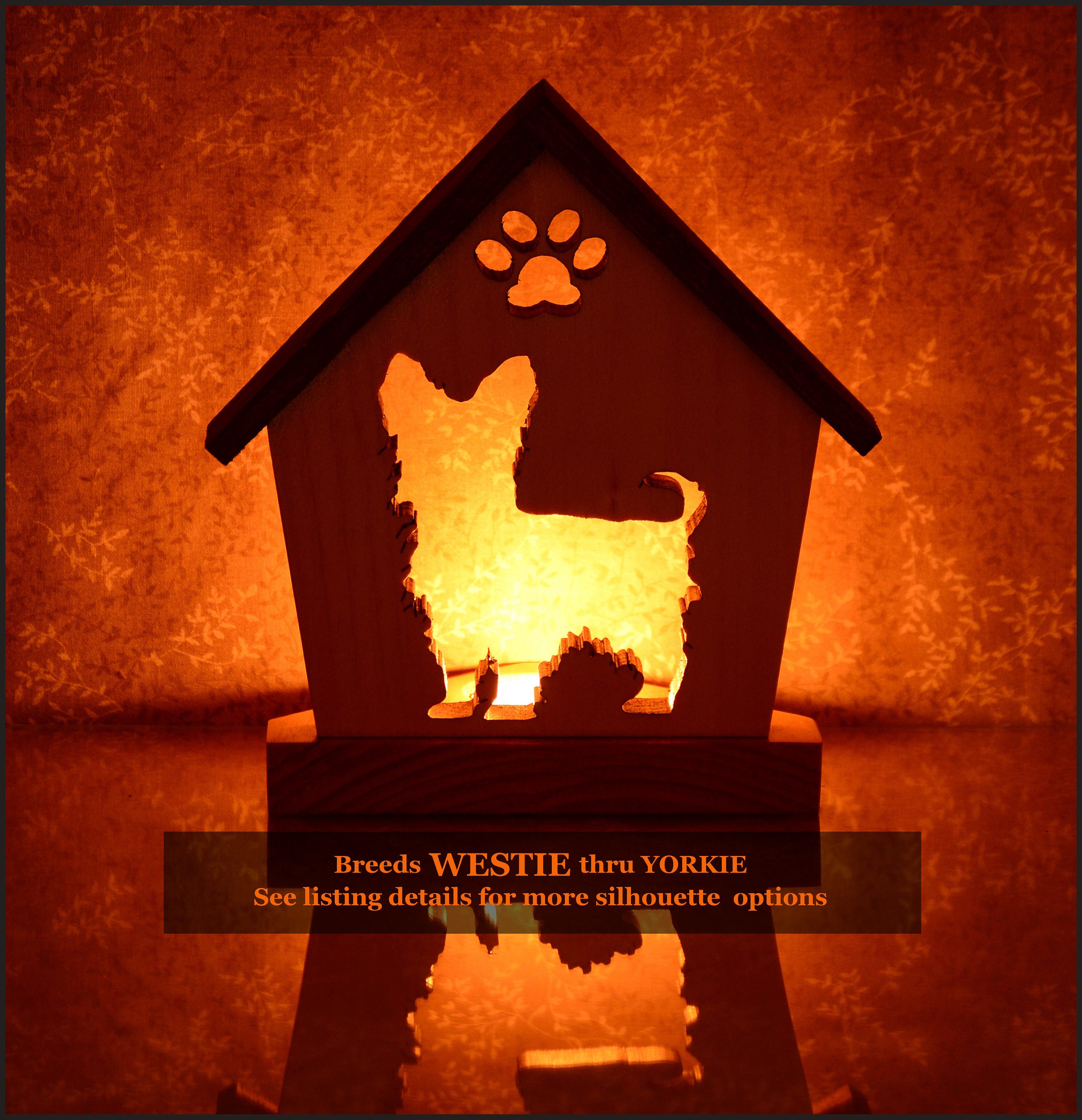 Personalized Gift For Dog Loverspet Memorialcandle Tealight Holder | Westiewest Highlandyorkieyorkshire| Unique Giftspet Sympathy