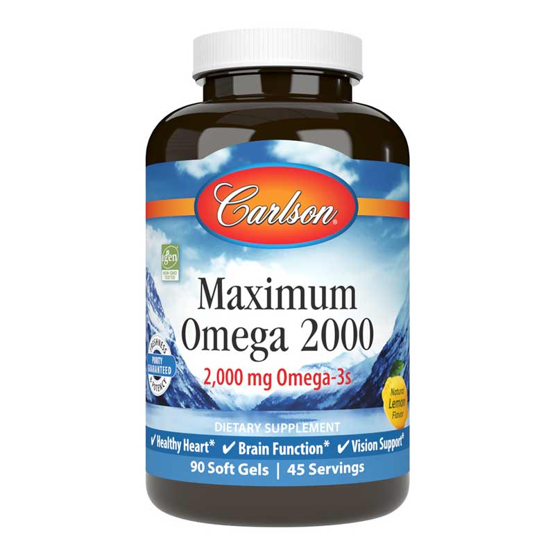 Carlson Labs Maximum Omega 2000 90 Softgels