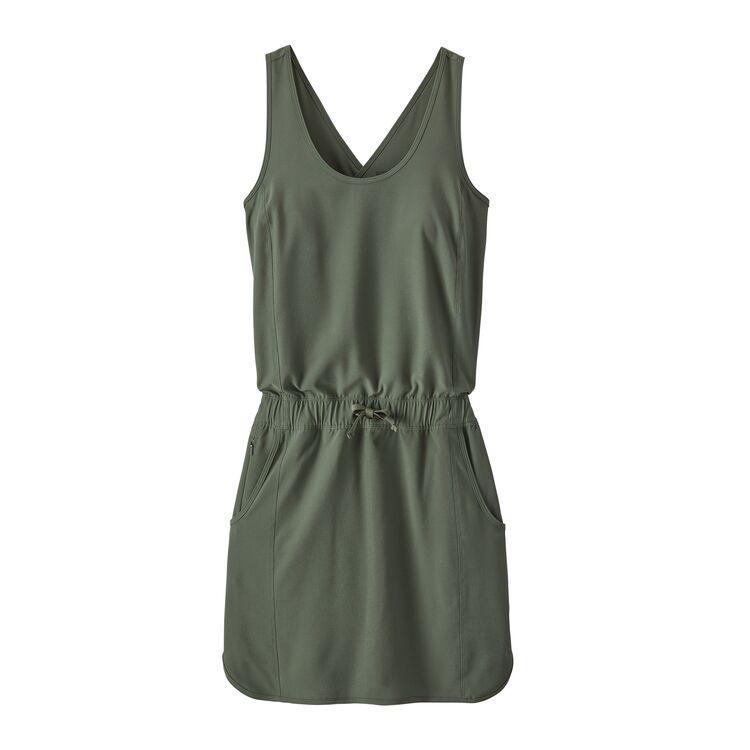 Patagonia Women's Fleetwith Dress - Recycled Polyester, Kale Green / S