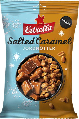 Estrella Jordnötter Salted Caramel 180g