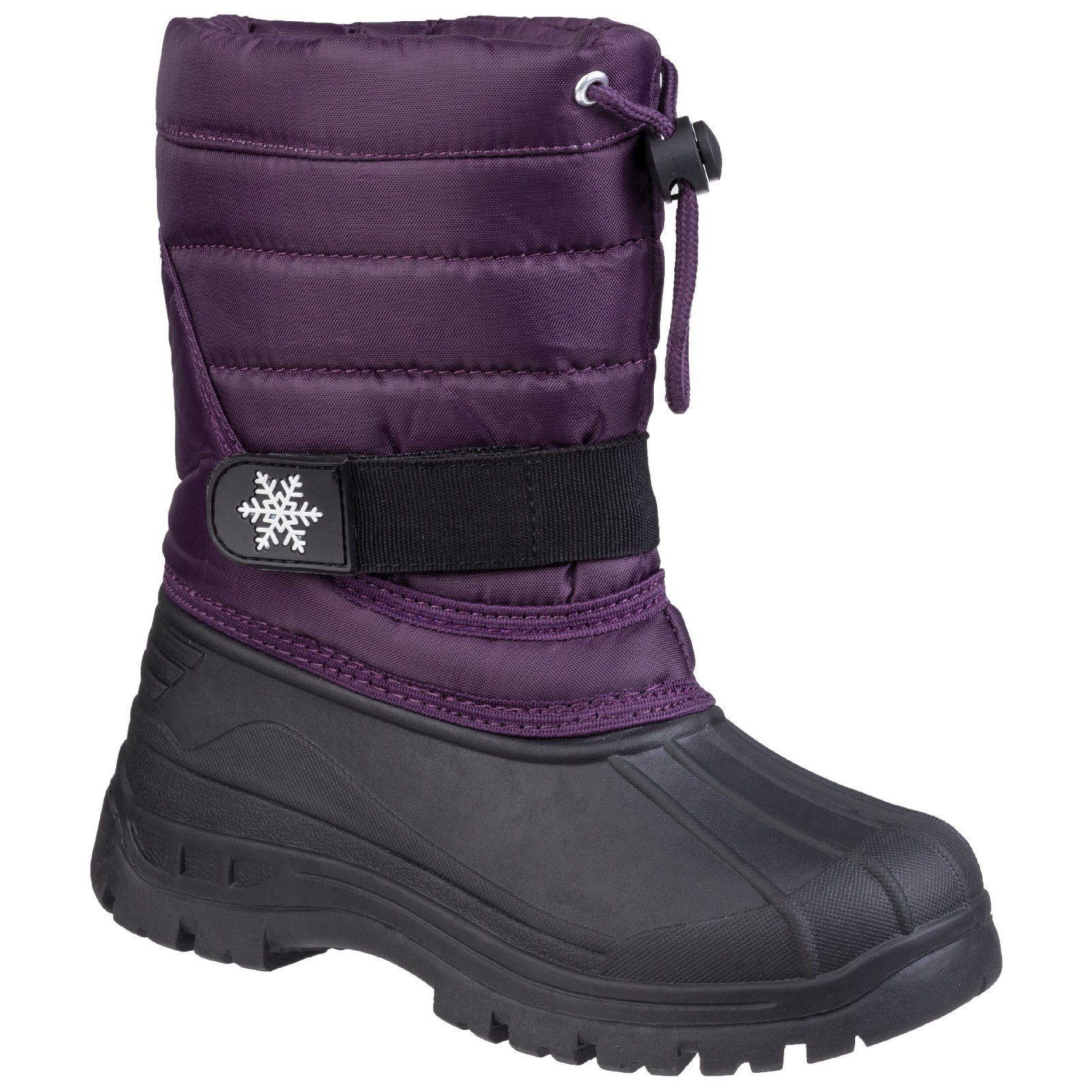 Cotswold Kid's cicle Toggle Lace Snow Boot Various Colours 27184 - Purple 5
