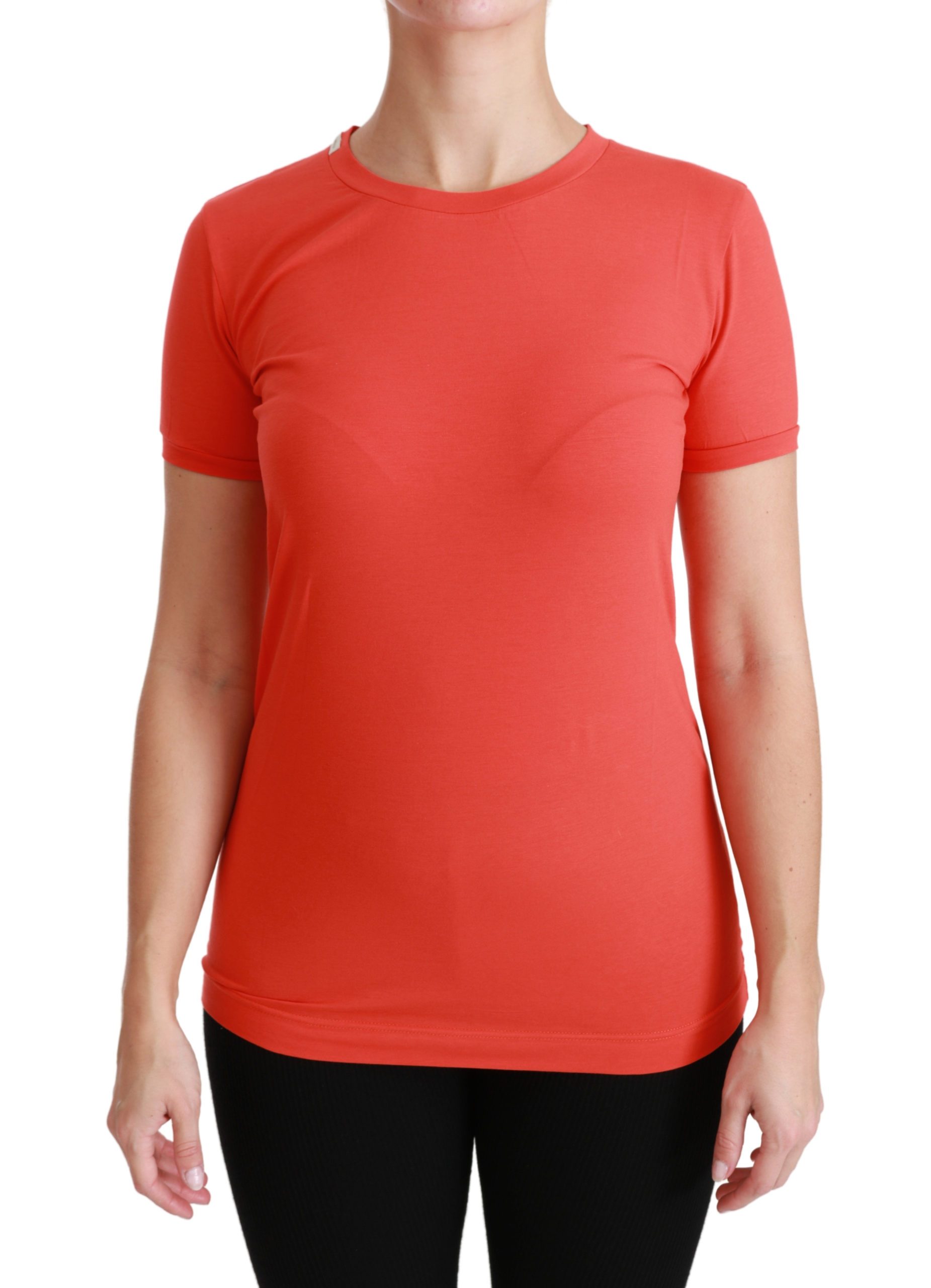 Dolce & Gabbana Women's SS T-Shirt Red TSH4429 - IT36 | XS
