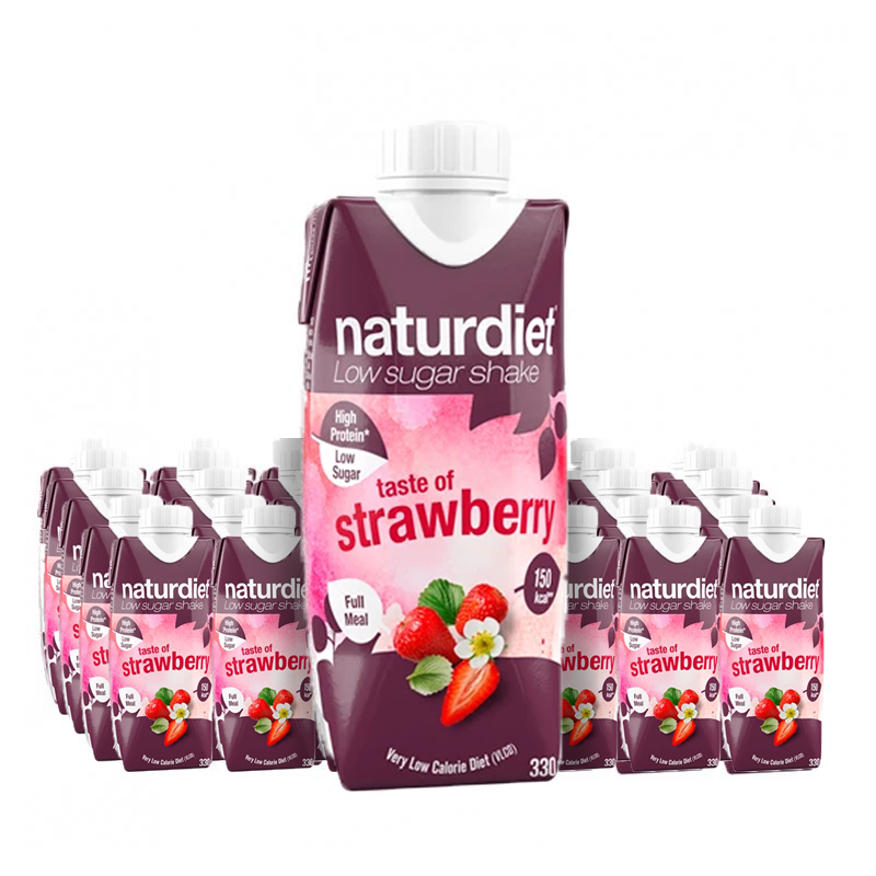 Måltidsersättning Shake Strawberry 24-pack - 28% rabatt
