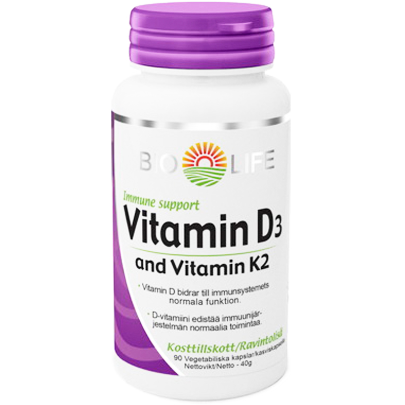 Kosttillskott Vitamin D & K 90-pack - 79% rabatt